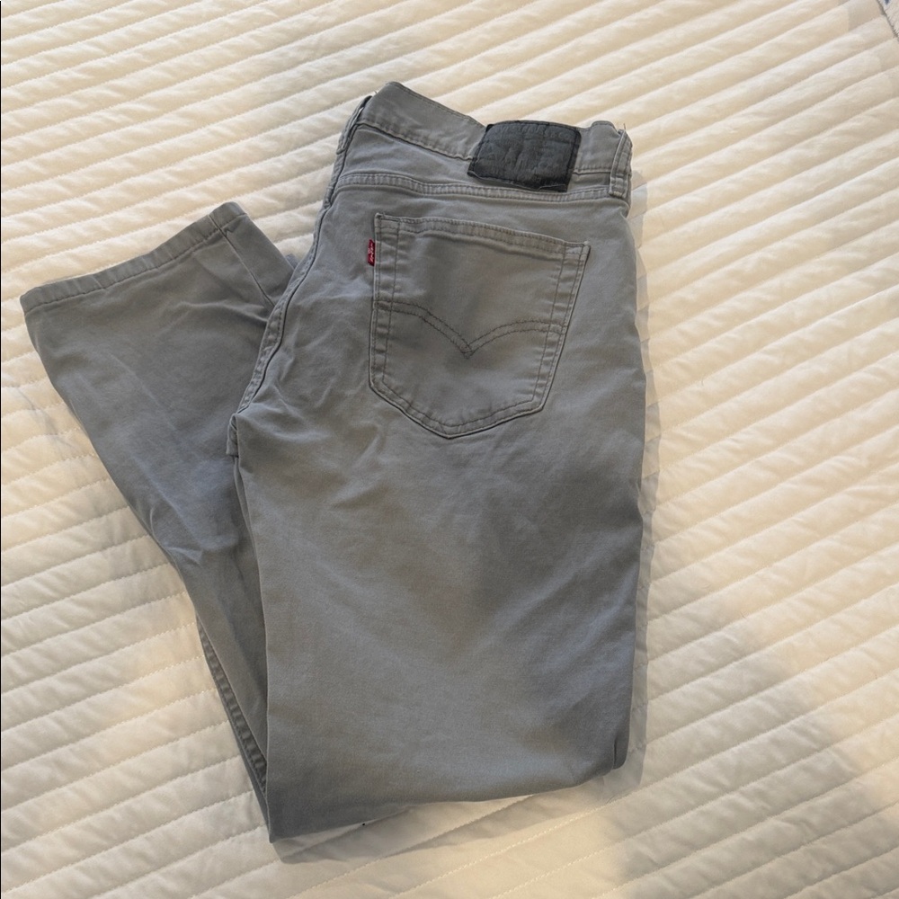 Levi's Men's Straight Jeans in Gray